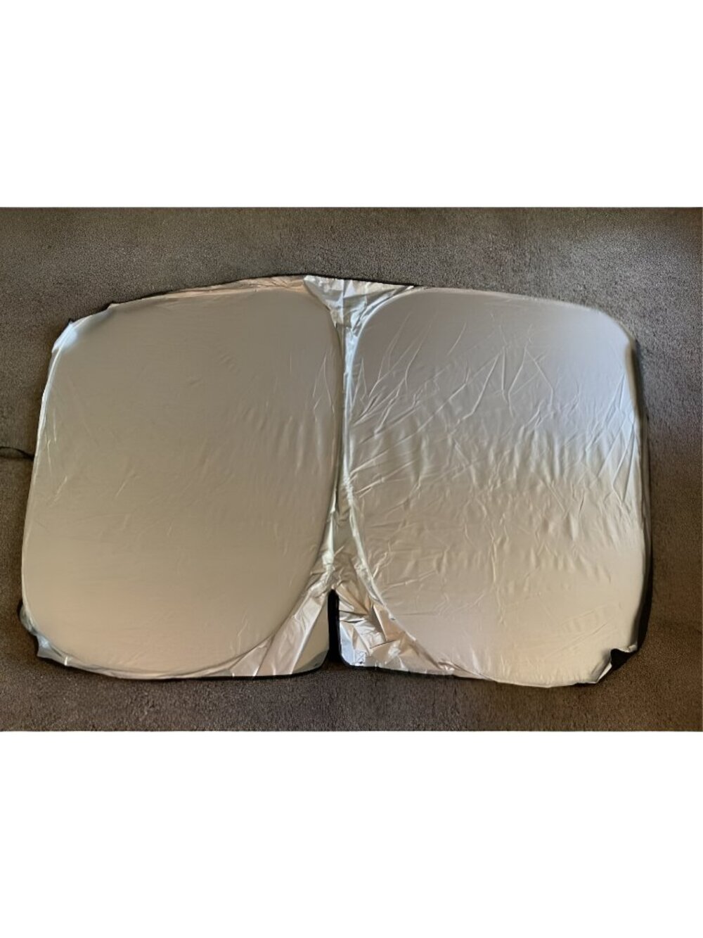 Car Windshield Sun Shade with Mirror-Cut Out | Reflective Windshield
